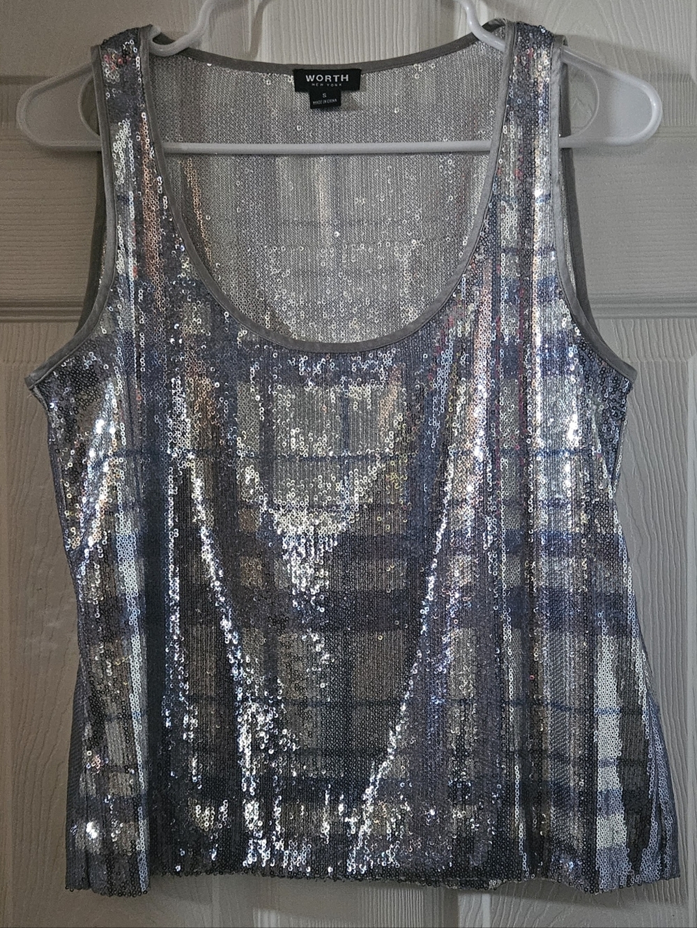 NWOT Worth New York Sequin Top